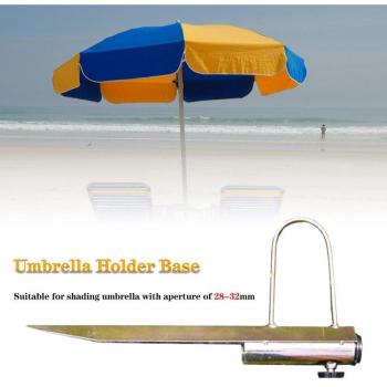 Base de Acero Inoxidable para Sombrillas de Playa