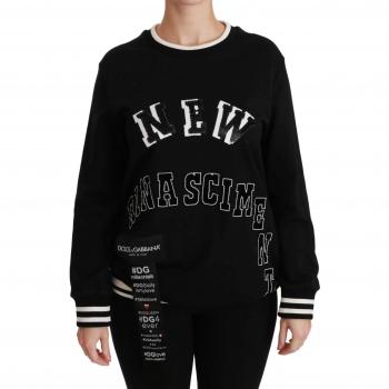 Dolce & Gabbana Black Sequin Sweater