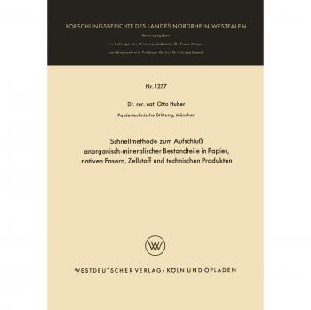 Schnellmethode zum Aufschluß anorganisch-mineralischer Bestandteile in Papier, nativen Fasern, Zellstoff und technischen Produkten