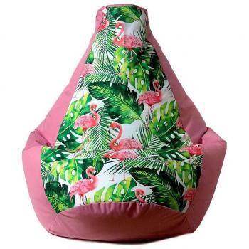 Go Gift Pouf Sacco Pera Rosa 105x80 cm