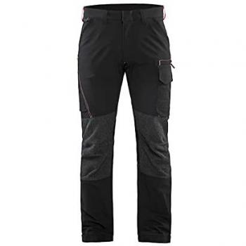 Pantalon de maintenance stretch 4D 1422 – Noir/Rouge XS FR38 SE(C44) Standards (Édition spéciale)