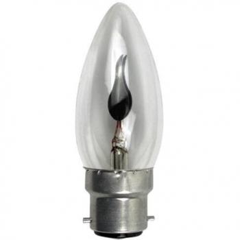 Evolec 3W Flicker Flame Bulb, B22