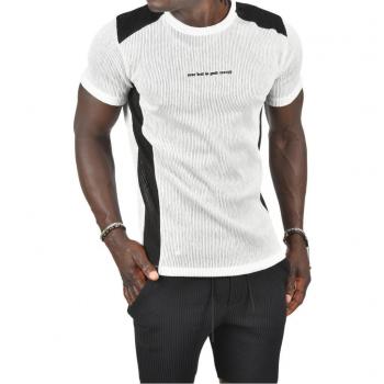 DeepSEA T-shirt met Streepdesign en Tekst op de Voorkant