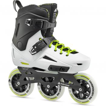 Lightning 110 Rollerblades – White/Black – EU 8.0 to 8.5