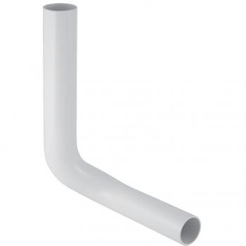 Coude Geberit 90° blanc, diamètre 50 mm, dimensions 28x21 cm