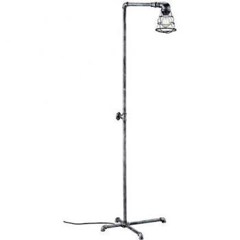 Trio Stehleuchte „Gotham“ – Antiker Silbermetall, 1×E27, 407000188