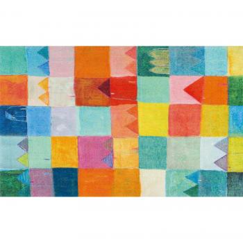 Wash+Dry Dekor‑Fußmatte Sonnenstadt – 110 × 175 cm, 9 mm