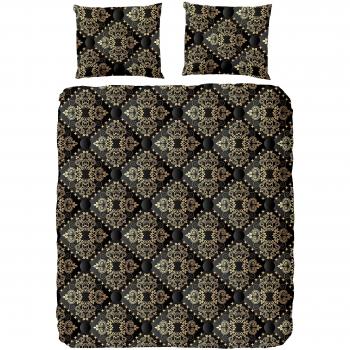 Bibi Parure Copripiumino Singolo 140 x 200 cm – Colore Nero – Modello 5616‑a