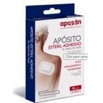 Aposán Sterile Adhesive Non-Woven Dressing 10 Pack (7.2 x 5 cm)