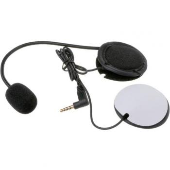 Haut-parleur microphone souple pour intercom moto prise 3,5mm