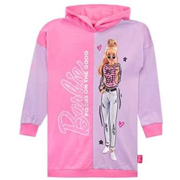 Kids’ Pink Barbie Longline Sweatshirt – 7-8 Size