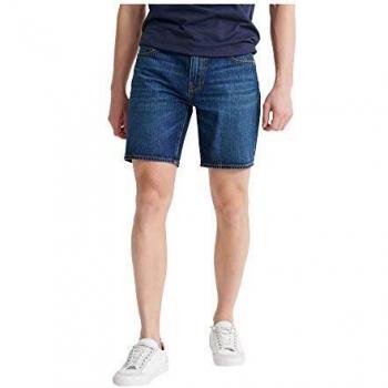 Abernathy 31 Short superdry homme, couleur bleu nuit
