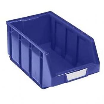 VIPA Polyethylene Open-Front Bin Blue 345x205x164mm