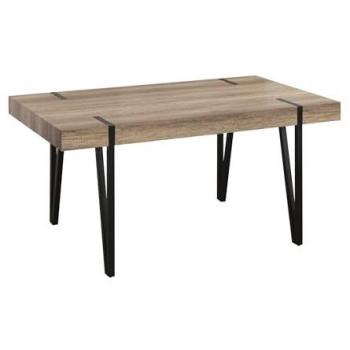 Mesa Moderna Alemana Tapa MDF Roble Canyon