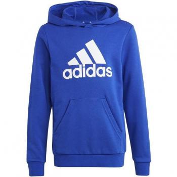 Sudadera adidas con capucha azul para niños