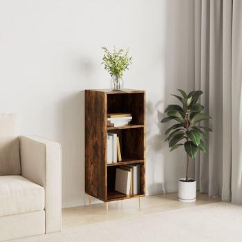 Vidaxl Smoked Oak Sideboard 34.5x32.5x90 cm Engineered Wood
