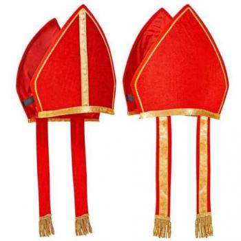 Tête de l’archange Saint‑Nicolas – mitré velours, adulte, à partir de 3 ans