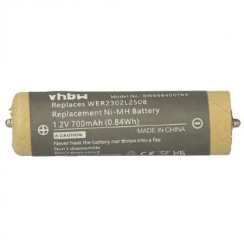 Élément rechargeable 700 mAh 1,2 V NiMH adapté aux rasoirs électriques ER230/ER2301/ER2302