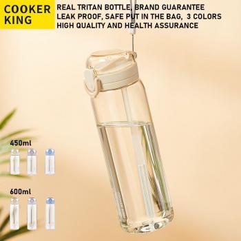 EcoSustain Tritan Flask – 450 ml / 600 ml, Leak‑Seal, Non‑Toxic