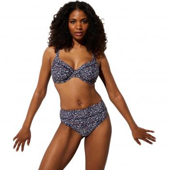 Bikini moldeador 95E con braguita alta de estilo floral
