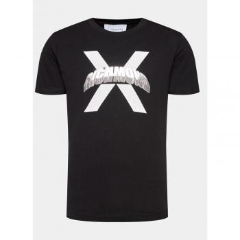 Richmond X Kurzarmshirt UMA23007TS Schwarz Regular Fit
