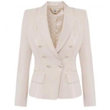 Elisabetta Franchi Cream Blazer – Size Medium