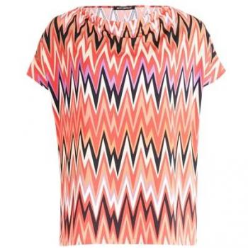 Betty Barclay Kurzarmshirt mit Wasserfallausschnitt
