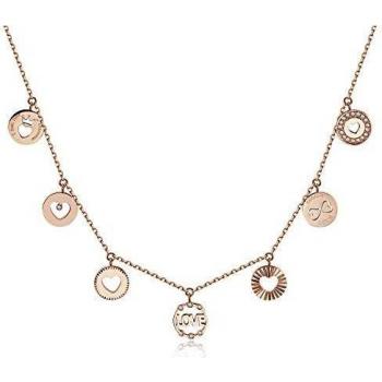 Collana BROSWAY CHANT acciaio e cristalli