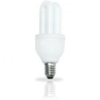 Trade Shop LuminaMini 5W E14 Formato Doppio Tubo Luce Calda