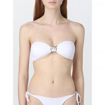 Pinko Bikini-Oberteil 101048 A0S7 – Weiß, Damen XS, trendiges Modell