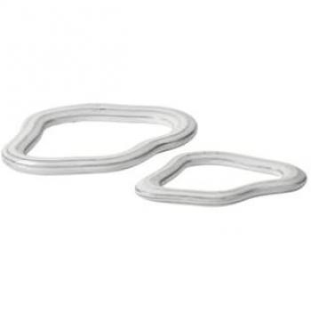 Broste Copenhagen handgefertigte Untersetzer NORDIC SAND 25x19cm Set2