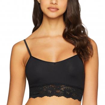 Sloggi Damen Unterwäsche Romance Bralette, Schwarz, 42
