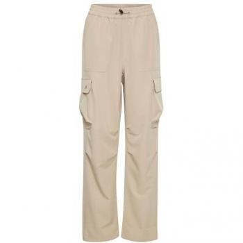 NBRuva Trekking Cargohose North Bend – Damen, Größe 38, atmungsaktiv, Loose Fit, grau taupe
