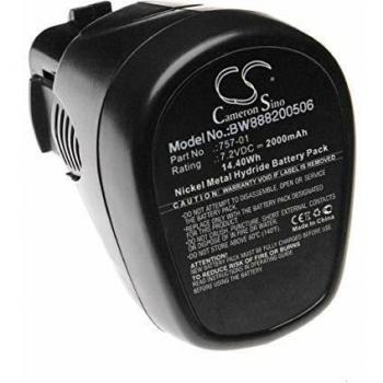 Vhbw Akku für Dremel MultiPro 7700 (2000mAh, 7,2V, NiMH)