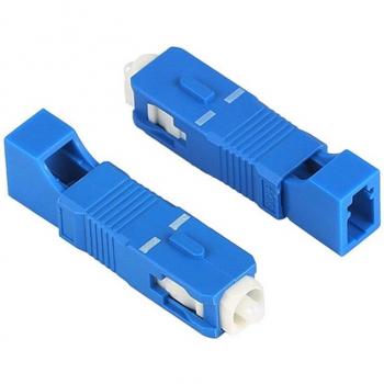 SC Male to LC Female Single Mode Fiber Optic Hybrid Adaptor