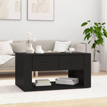 Mesa Casa Chic Maison Exclusive 80x50x40 en Contrachapado Negro