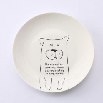 Assiette à dîner en céramique 8 pouces dessin animé
