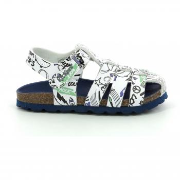 Kickers Sandalias de verano Summertan 3 en color blanco para pequeños