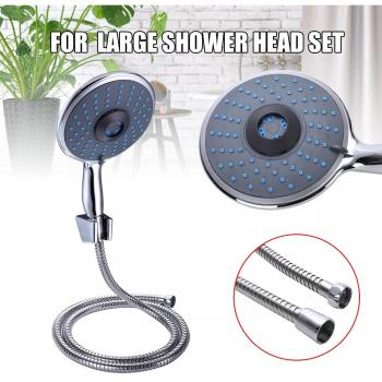 Chrome 5-Mode Handheld Shower Head with 1.5m Stainless Steel Hose