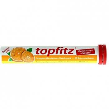 Topfitz Multivitamin + Mineral Brausetabletten, 20 Stück