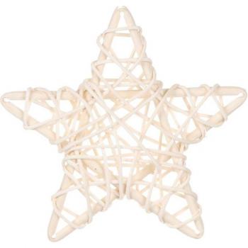 DIY Rattan Star Christmas Decor