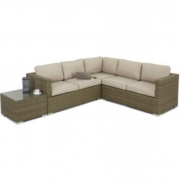 Corner Group Rattan Weave – Tuscany Natural