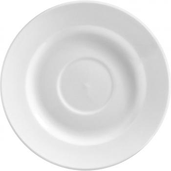 Piattino rotondo per espresso PULSIVA 12 cm bianco 6 pz