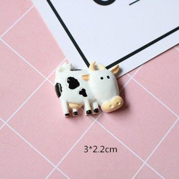 Kawaii Harz Cabochons Kuh 10 Stück