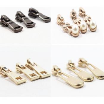 Astuces Zipper Métal 5 Perles