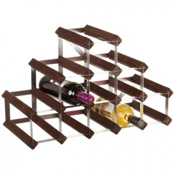 RTA Fully Assembled 14 Bottle Wine Rack