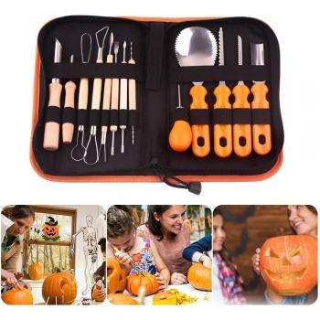 Kit d'outils pour citrouille Halloween 13 pièces