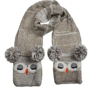 Bufanda suave para niños con dibujos animados, calentador de cuello grueso, perfecto para camping en otoño e invierno