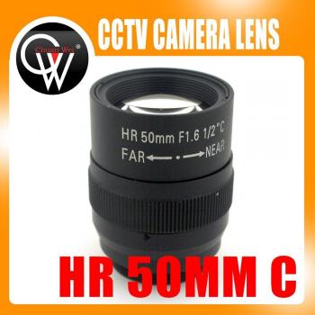 1.5MP 50mm F1.6 Manual Iris Lens for Cameras