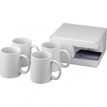 Pack de 4 Tasses Céramiques à Décorer